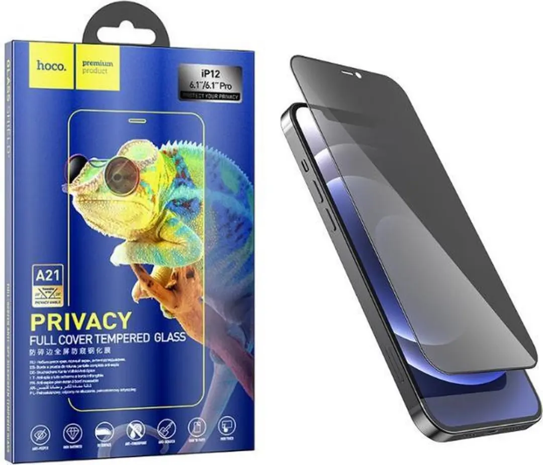 Hoco Glasfolie iPhone 12/12 Pro Privacy