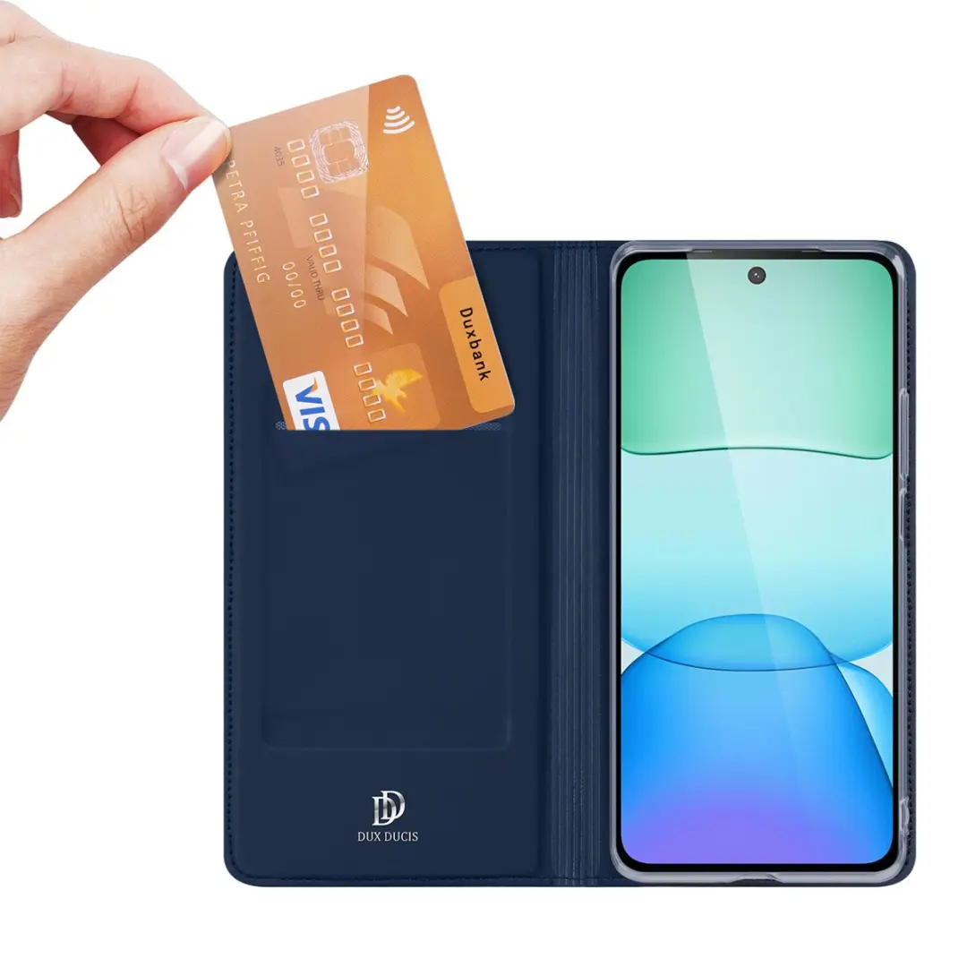 Dux Ducis Skin Pro SH00079097 Hoesje - Xiaomi Poco M6/Redmi 13 - Blauw