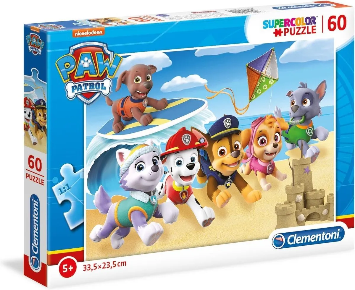 Clementoni Paw Patrol Puzzel 60 Stukjes - Multicolor