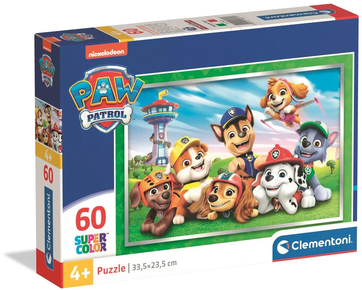 Clementoni Paw Patrol Puzzel 60 Stukjes - Multicolor