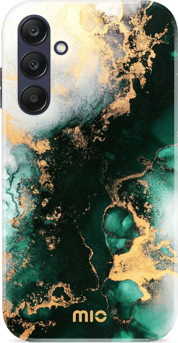 Mobilize MIO MagSafe Samsung Galaxy A25 Hoesje - Green Marble