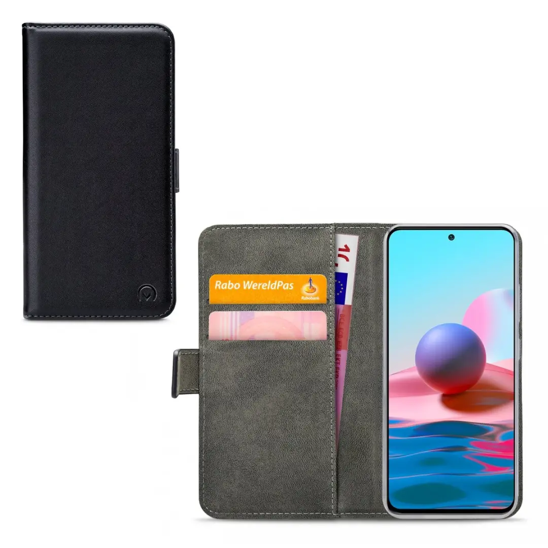 Mobilize Xiaomi Redmi Note 10 5G Hoesje Classic Gelly Wallet Book Case - Zwart