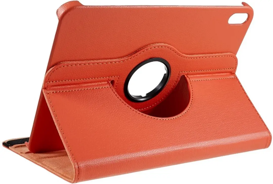 Caseme Coverup Tablethoes iPad 10.9 2022/2025 - 360° Draaiend - Oranje