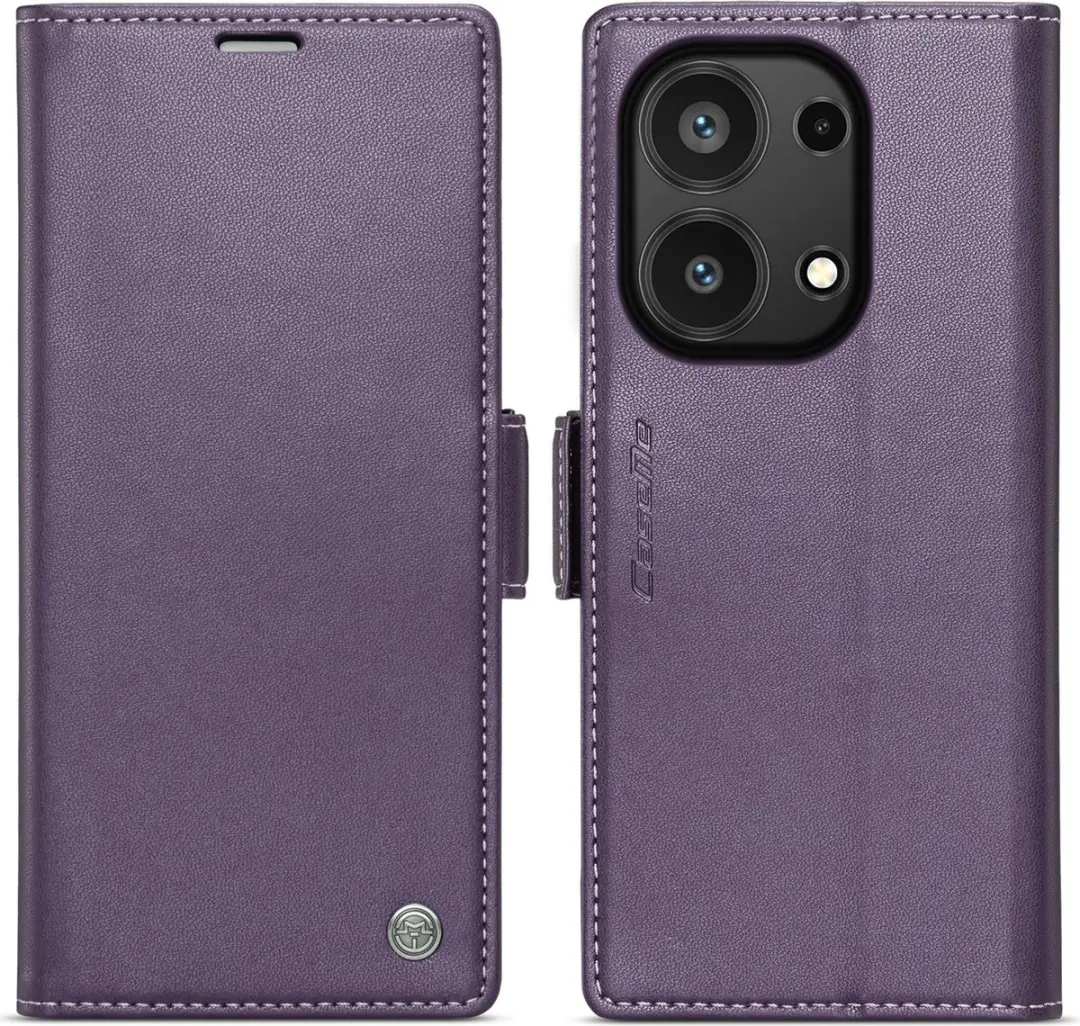 Caseme Wallet Case voor Xiaomi Redmi Note 13 Pro 4G - Paars