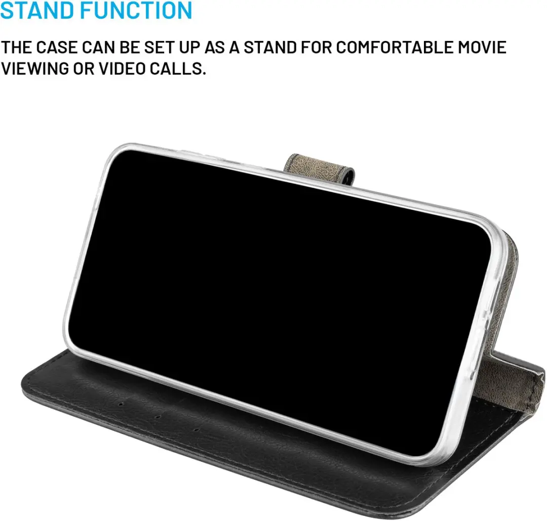 Fixed Opus Flip Cover FIXOP3-1403-BK - iPhone 16 Pro Max - Zwart