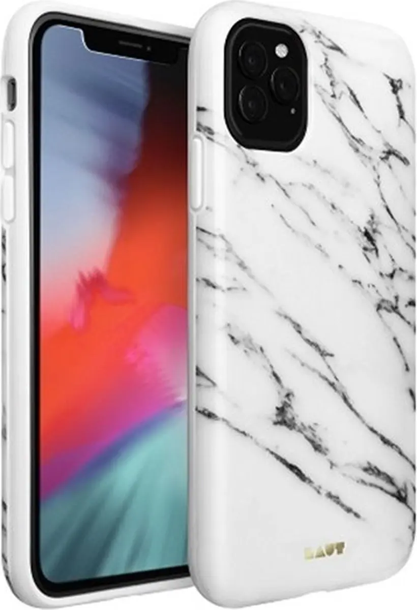 Laut iPhone 11 Pro Hoesje HUEX Marble Wit