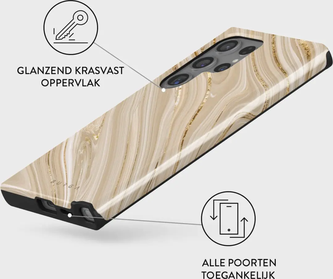 Burga Tough Case Samsung Galaxy S24 Ultra - Print Bruin