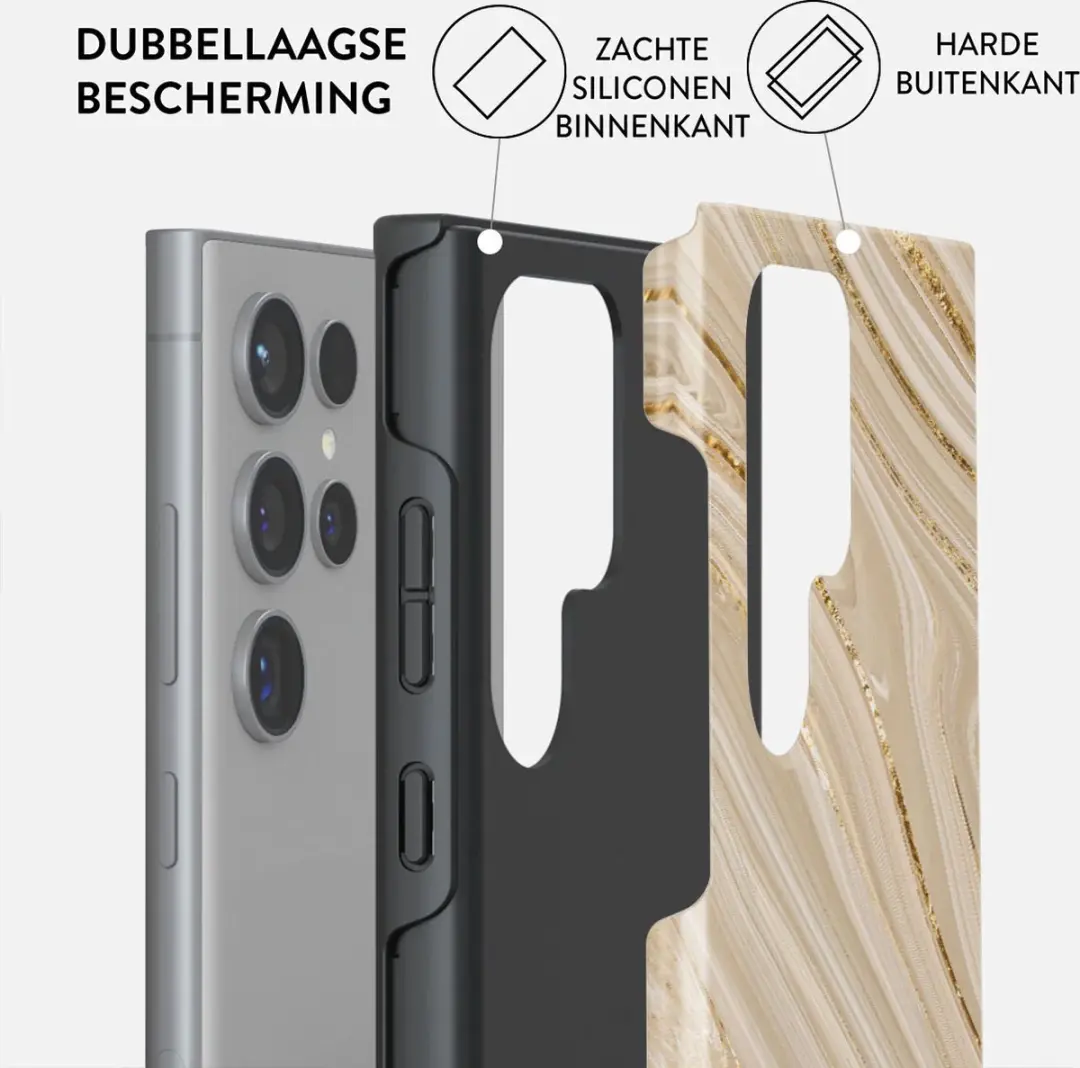 Burga Tough Case Samsung Galaxy S24 Ultra - Print Bruin