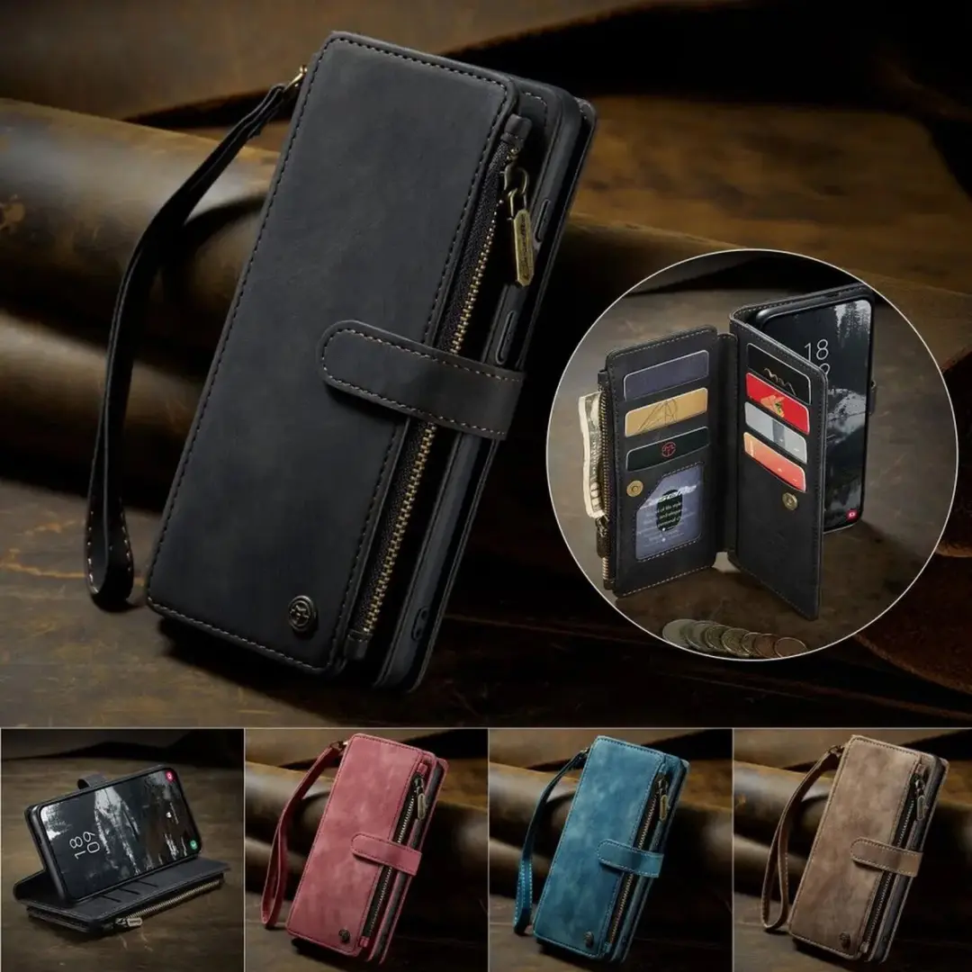 Caseme C30 Hoesje Samsung Galaxy S25 Edge - Zwart