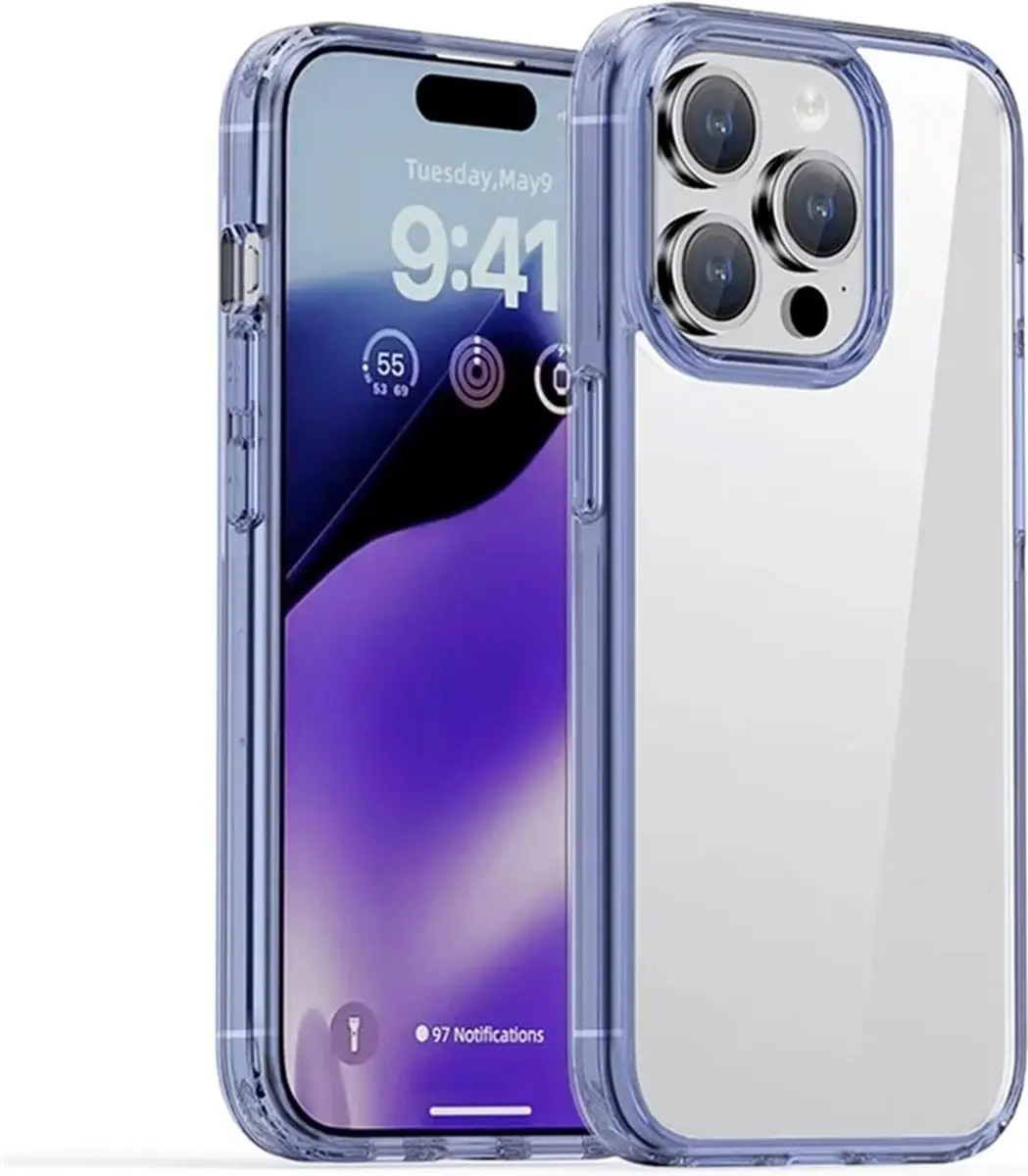 IpaKY iPhone 15 Pro Max Backcover Transparant