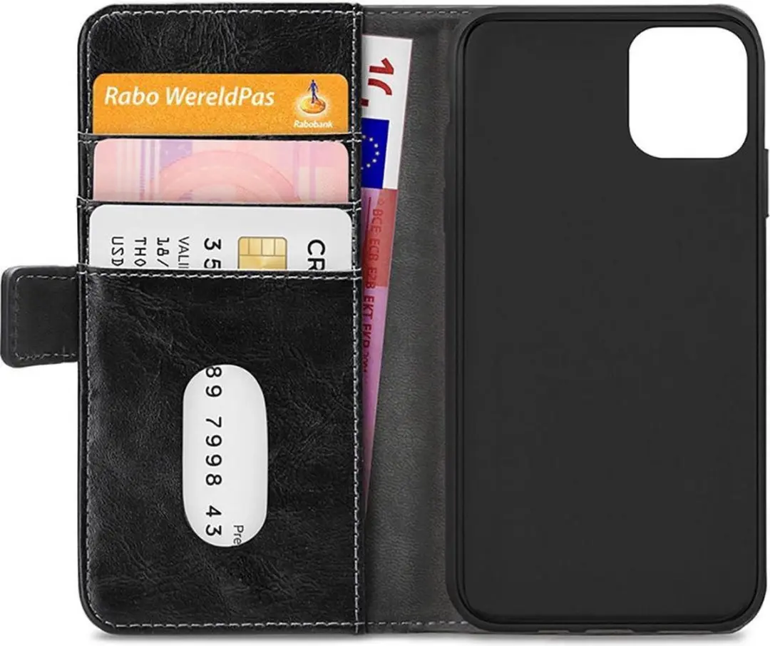 Mobilize iPhone 12 Mini Elite Gelly Wallet Book Case mpn-8718256935107 - Zwart