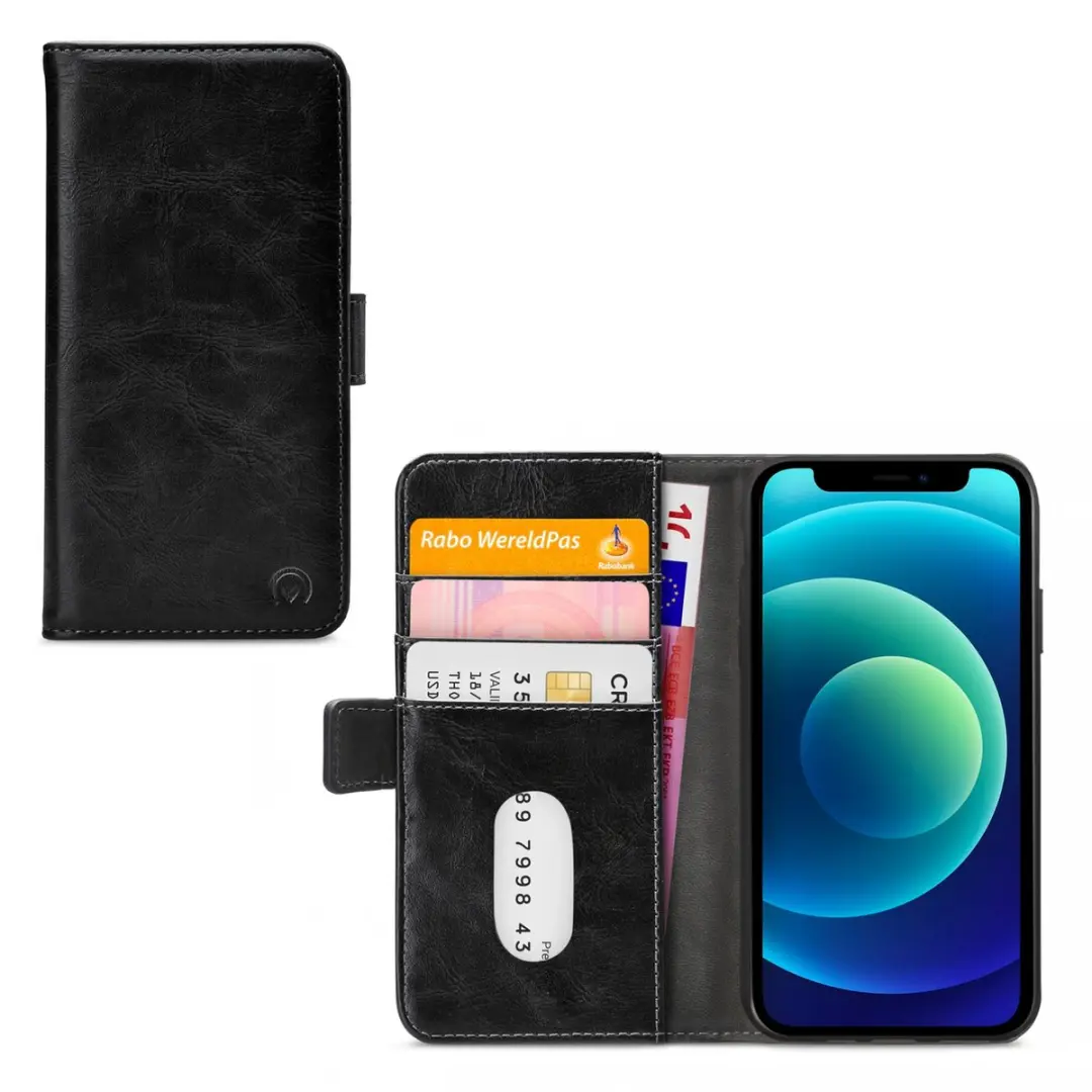 Mobilize iPhone 12 Mini Elite Gelly Wallet Book Case mpn-8718256935107 - Zwart
