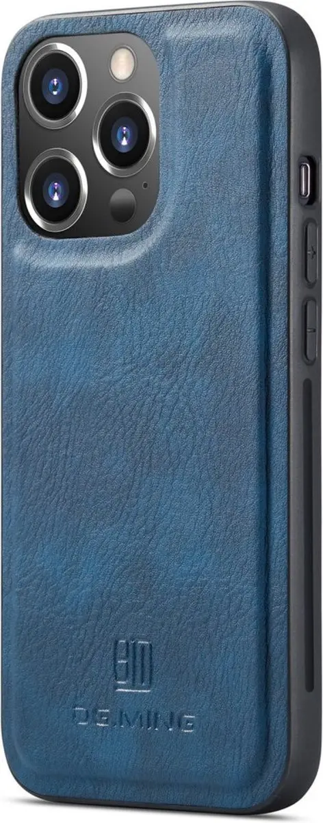 DG.MING iPhone 15 Pro Max Hoesje - Blauw - 2-in-1 Book Case