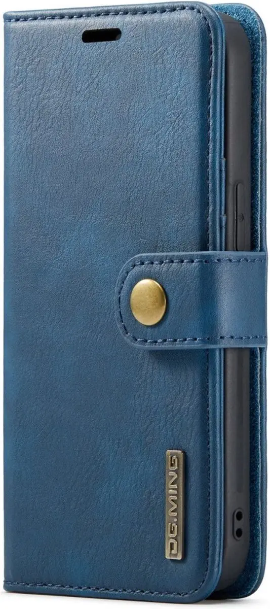 DG.MING iPhone 15 Pro Max Hoesje - Blauw - 2-in-1 Book Case