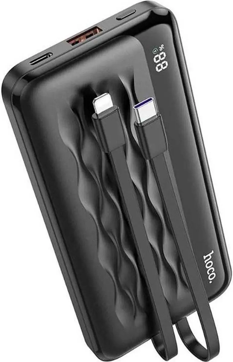 Hoco J90A 22.5W Compacte Powerbank 10.000 mAh met Quick Charge Zwart