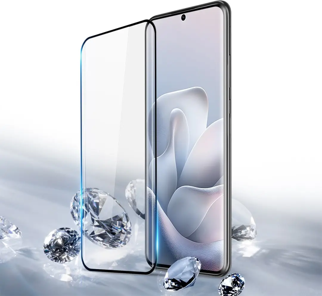 Dux Ducis Screen Protector Motorola Edge 70 Fusion - Volledig Tempered Glas - Zwart
