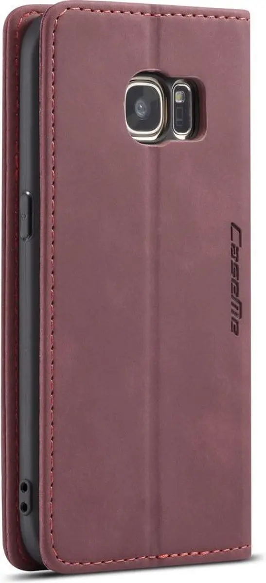 Caseme Book Case Samsung Galaxy S7 - Bordeaux - 2 Pasjes