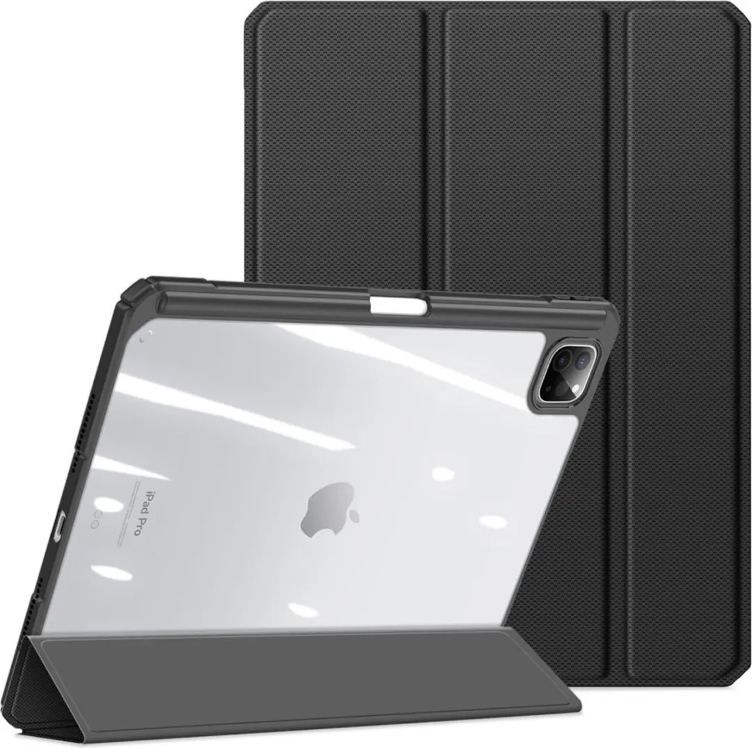 Dux Ducis Toby Tri-Fold Book Case iPad Pro 11 2024 - Zwart