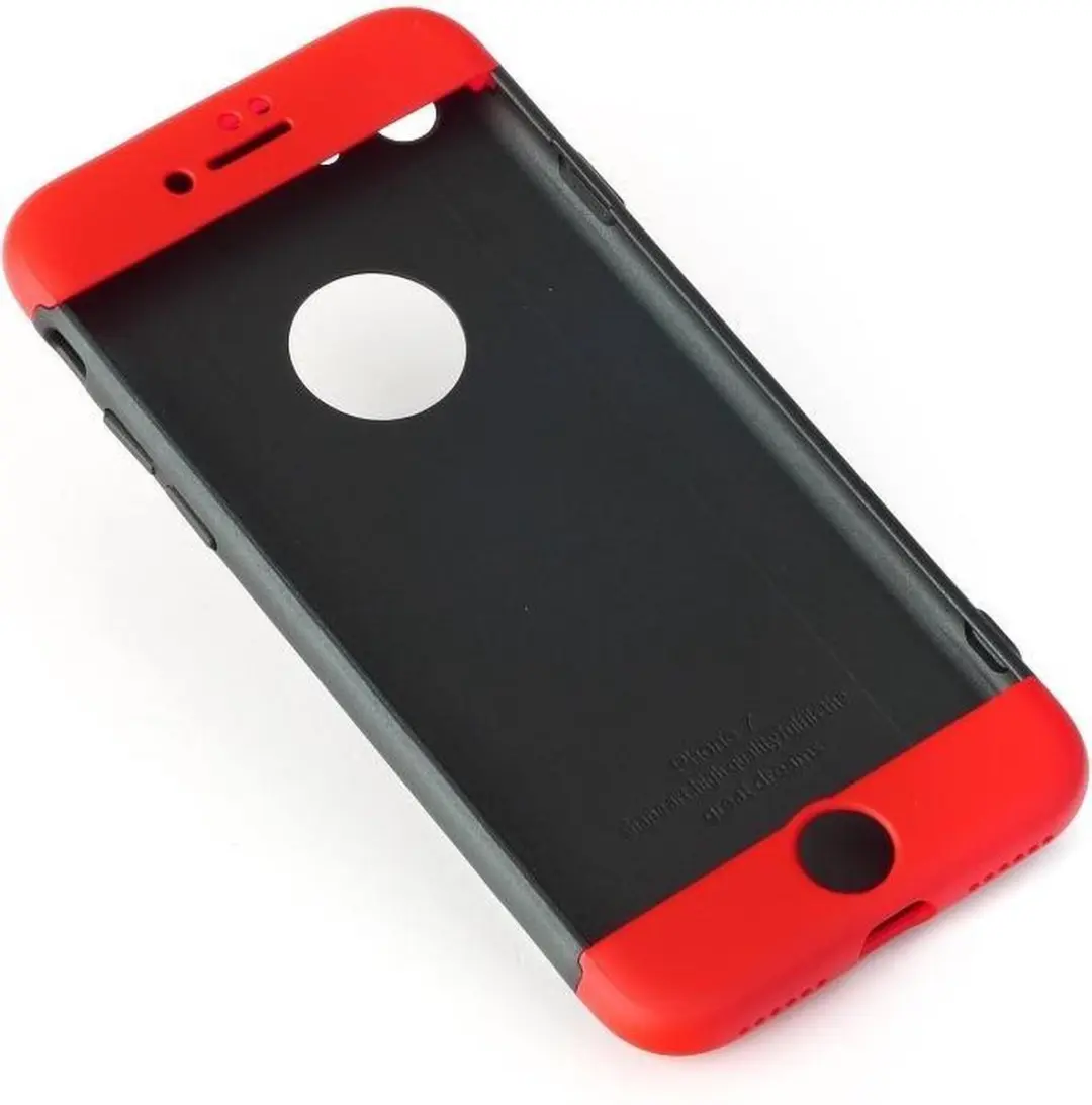 GKK 360 Full Protection Case iPhone XS Max - Rood/Zwart