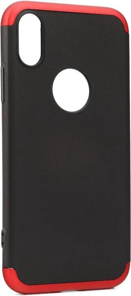 GKK 360 Full Protection Case iPhone XS Max - Rood/Zwart
