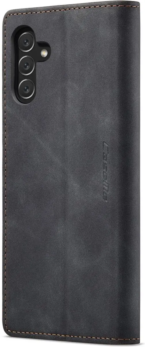 Caseme 013 Book Case Hoesje - Samsung Galaxy A14 - Zwart