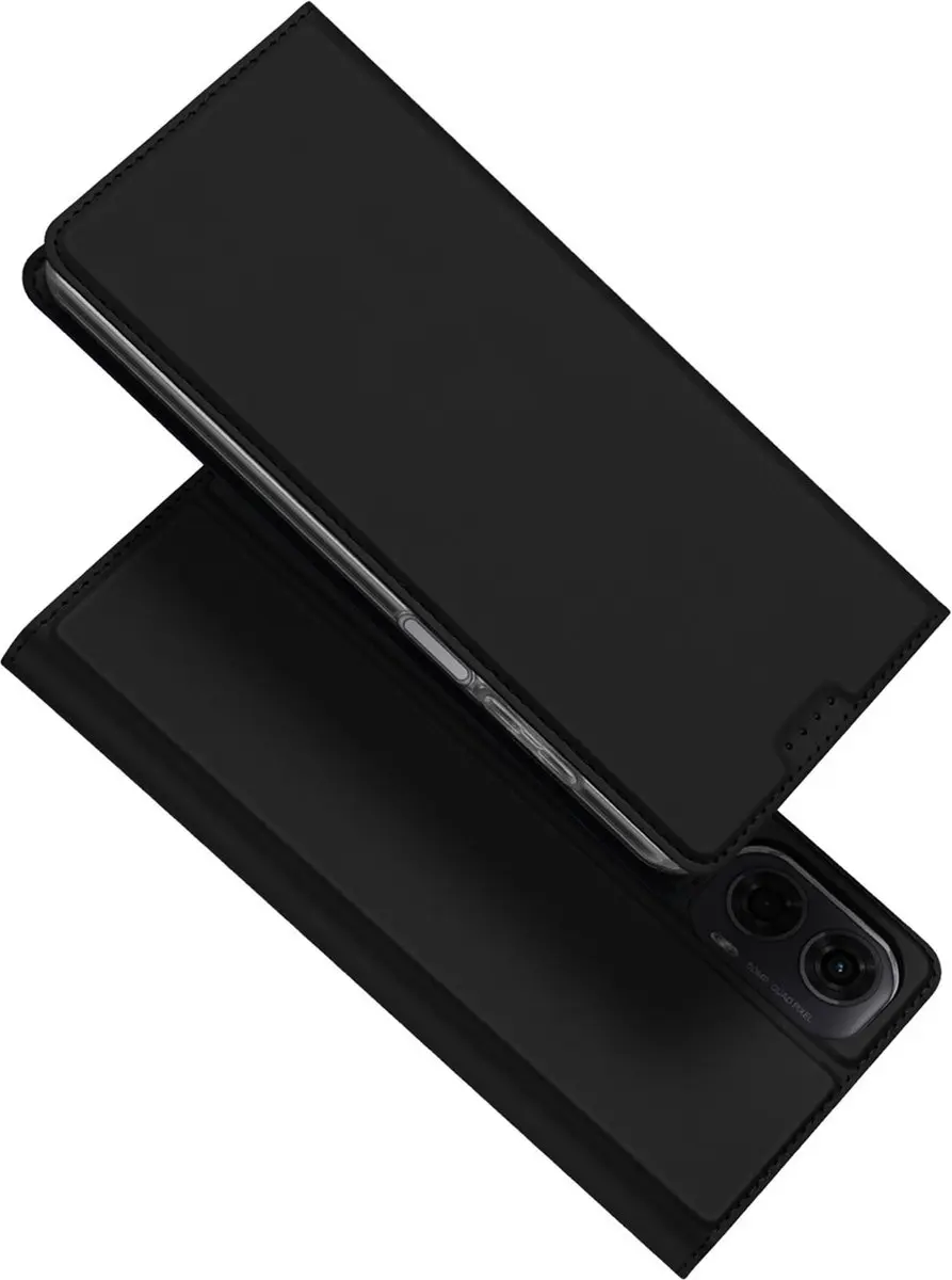 Dux Ducis Telefoonhoesje Moto G04 - Skin Pro Book Case - Zwart - SH00073154