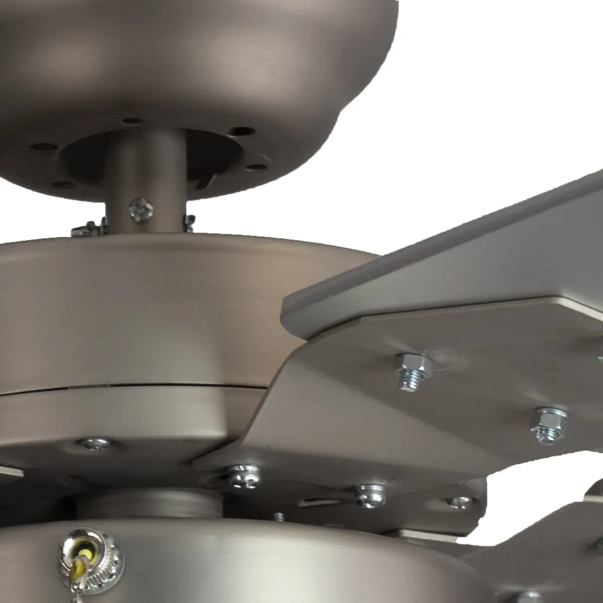 Eglo Gelsina Plafondlamp Ventilator 107cm - Nikkel Mat - afbeelding 3 van 6
