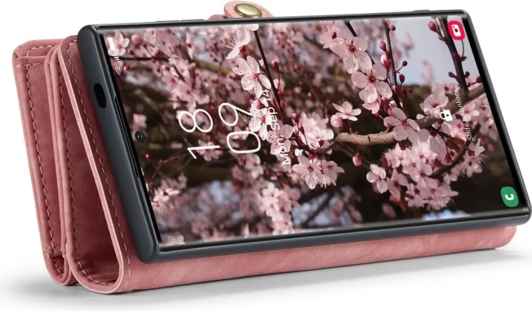 Caseme 008 Hoesje Samsung Galaxy S24 Ultra - Roze - 5 Pasjes