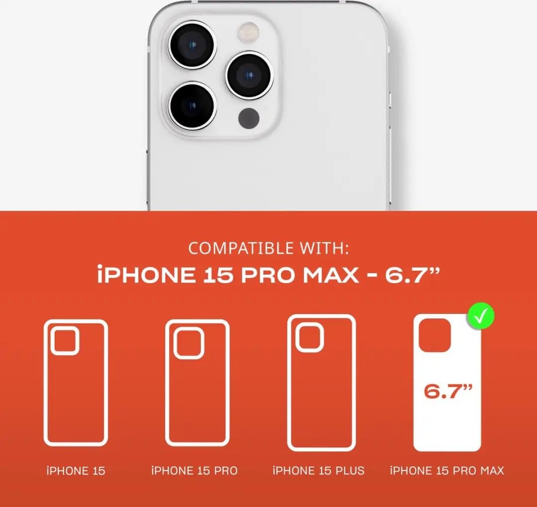 Tech21 Evo Crystal Kick iPhone 15 Pro Max Hoesje T21-10484 - Transparant/Zwart