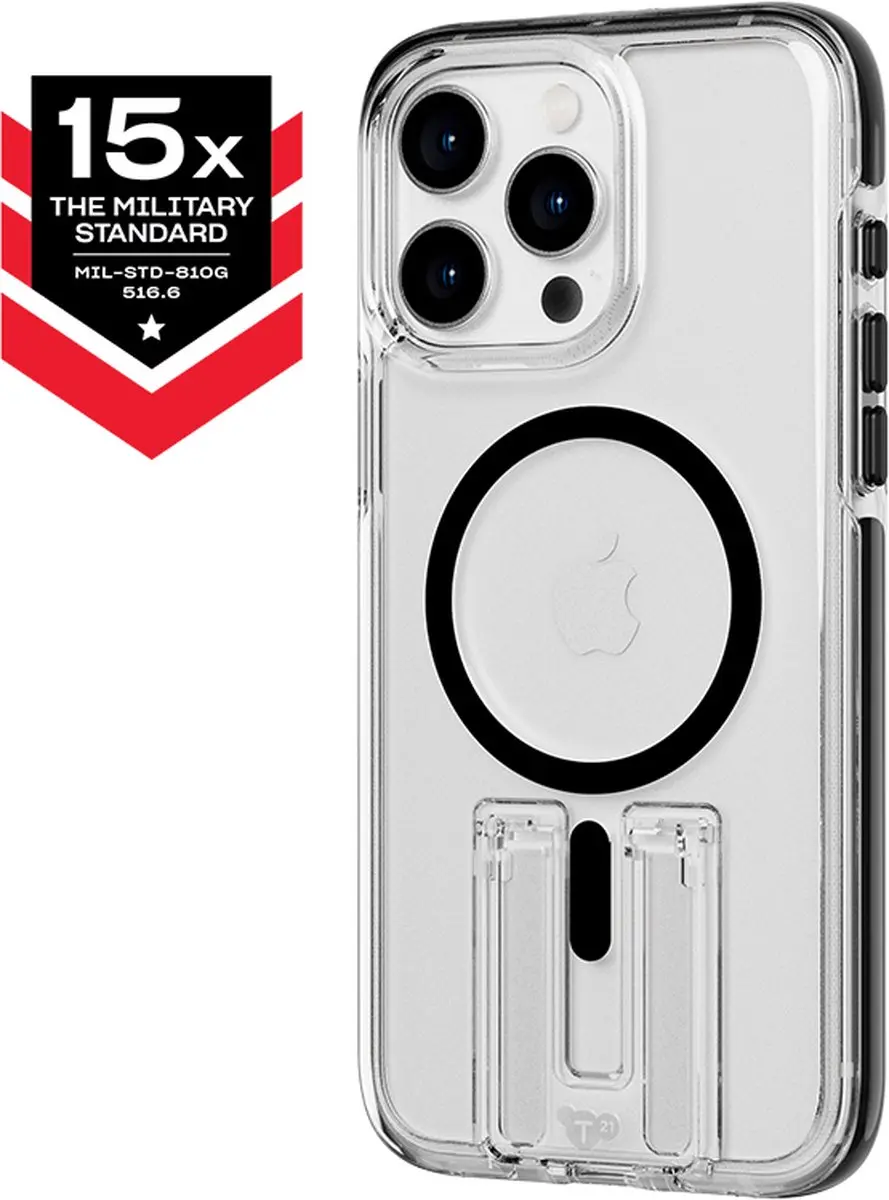 Tech21 Evo Crystal Kick iPhone 15 Pro Max Hoesje T21-10484