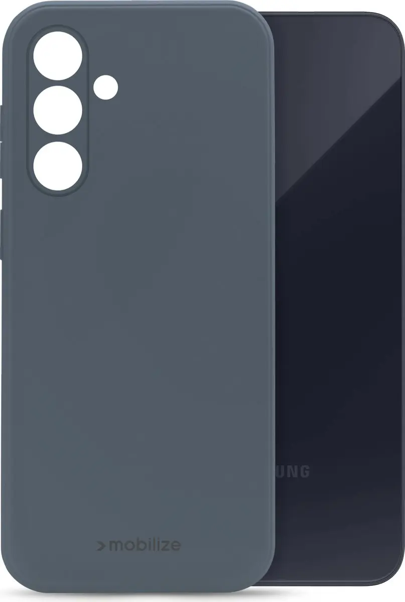 Mobilize Galaxy A35 Hoesje - TPU/Rubber Blauw - MOB-RGCMBL-GALA355G