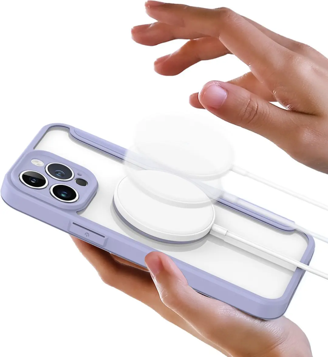Dux Ducis iPhone 14 Pro Max Hoesje - MagSafe - Paars