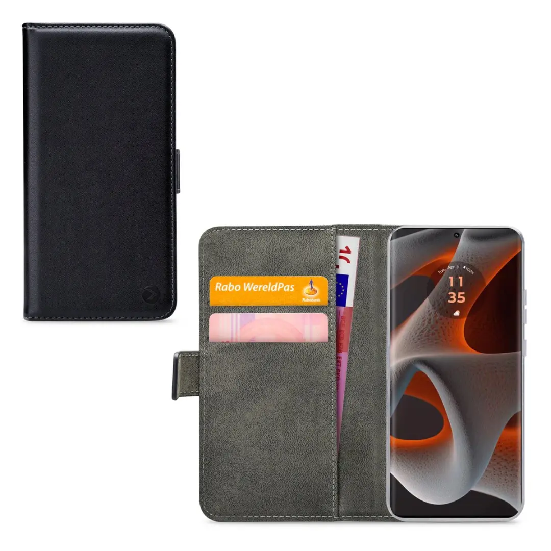 Mobilize Classic Gelly Wallet Bookcase Motorola Edge 50 Pro - Zwart