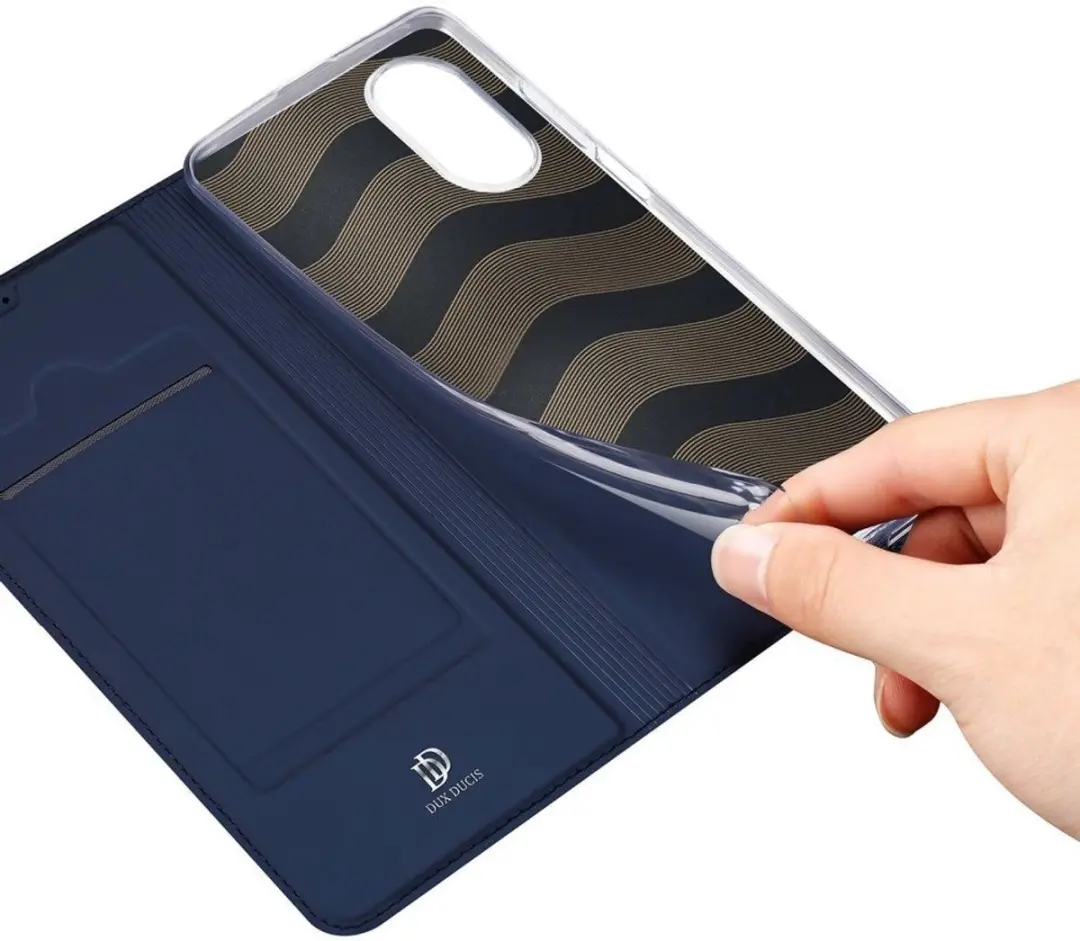 Dux Ducis Skin Pro Oppo A17 Hoesje Portemonnee - Blauw