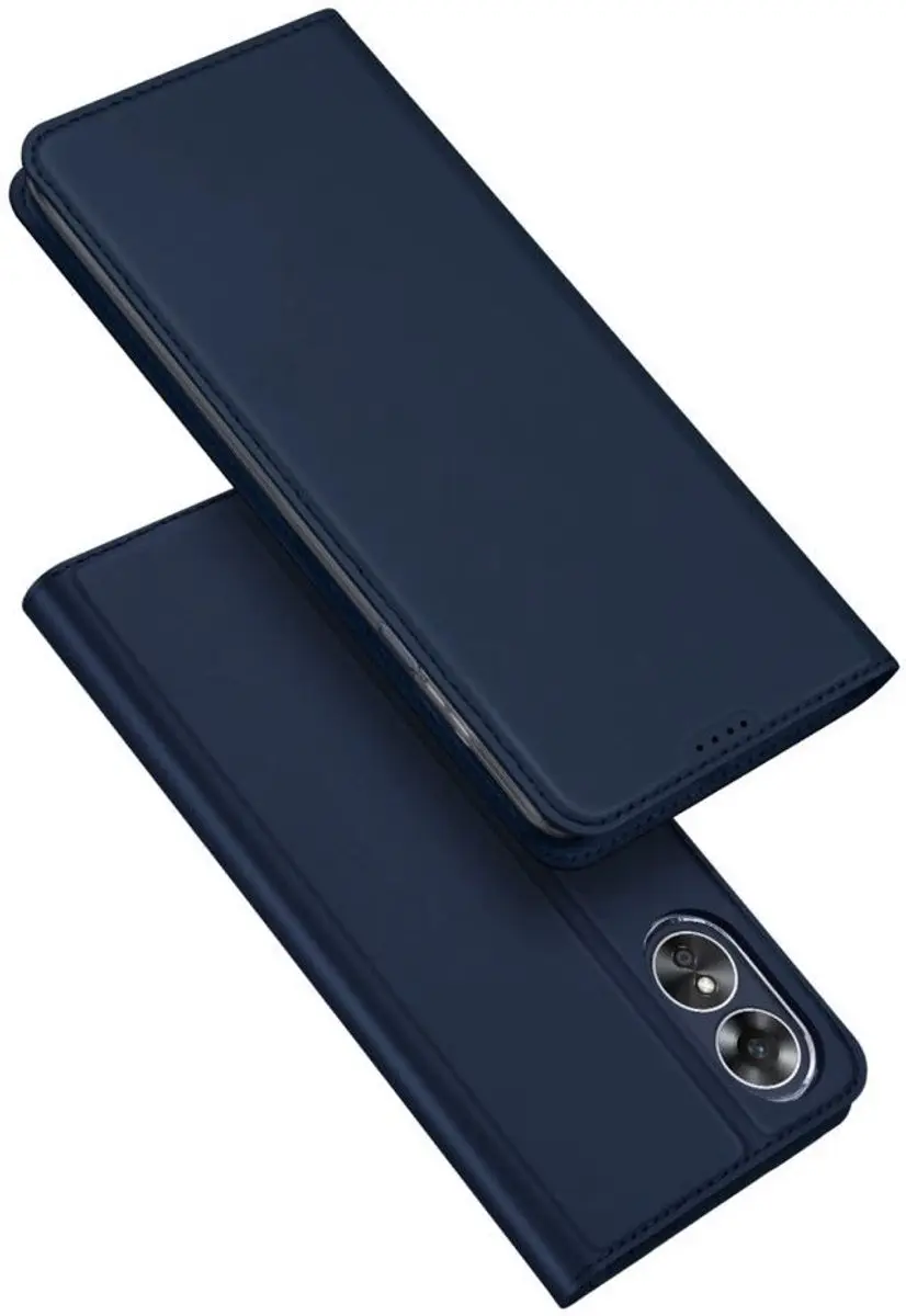 Dux Ducis Skin Pro Oppo A17 Hoesje Portemonnee - Blauw