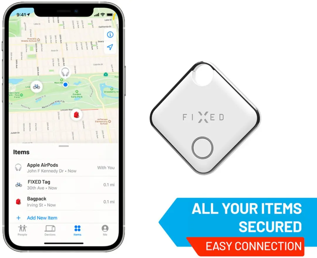 Fixed Tag Bluetooth Tracker FIXTAG-WH - Wit