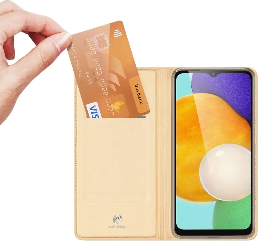 Dux Ducis Samsung Galaxy A04s Hoesje - Goud - afbeelding 6 van 6