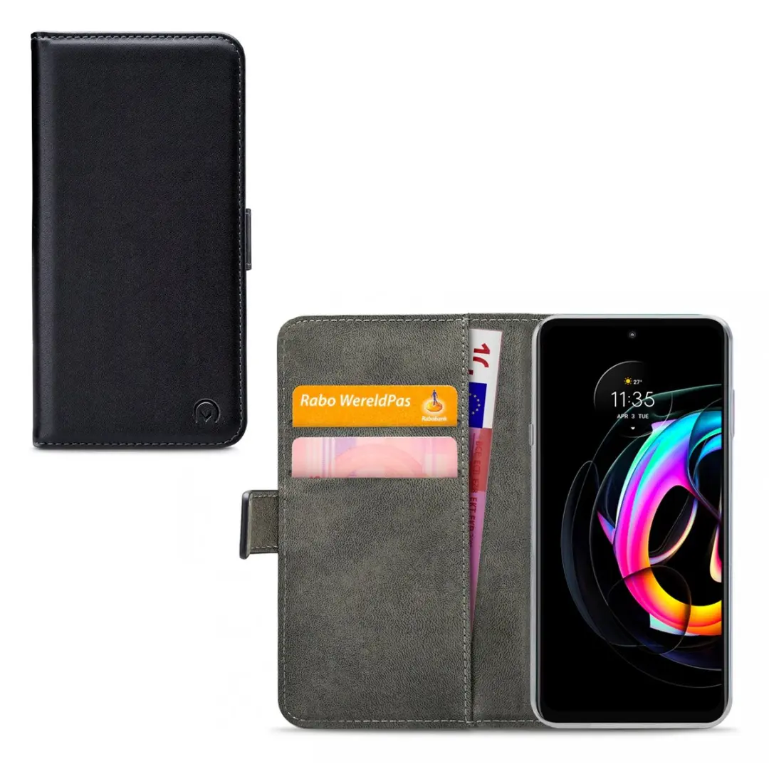 Mobilize Classic Gelly Wallet Bookcase Motorola Edge 20 Lite - 2 Pasjes Zwart