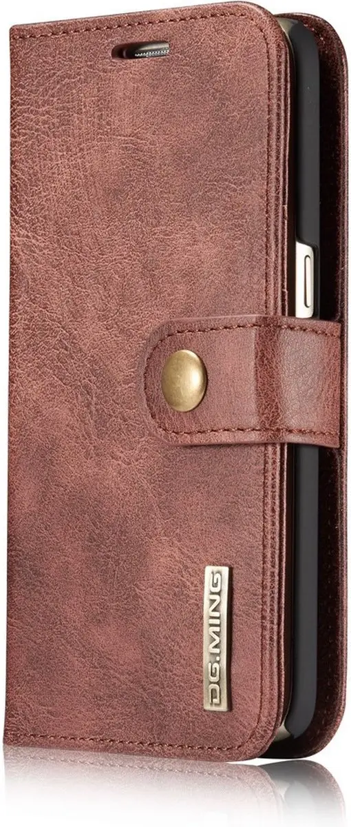 DG.MING Hoesje Samsung Galaxy S7 Book Case - Rood