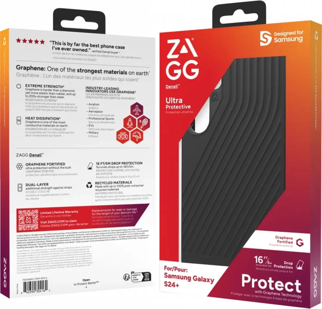 ZAGG Denali Hoesje 840390304162 - Samsung Galaxy S24 Plus - Zwart