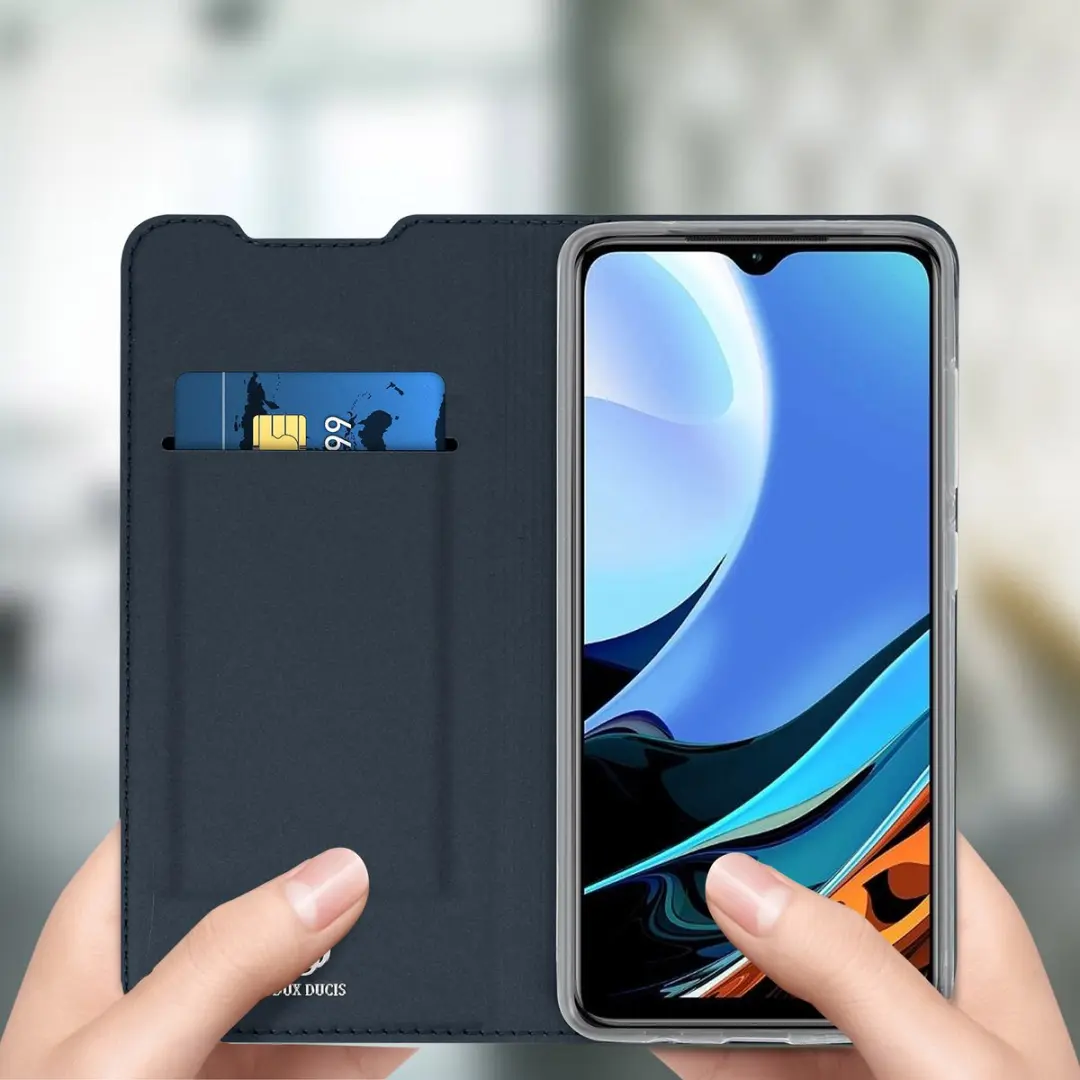 Dux Ducis Skin Pro Xiaomi Poco M3 Wallet Hoesje - FOLIO-PRO-NT-R9T - Blauw
