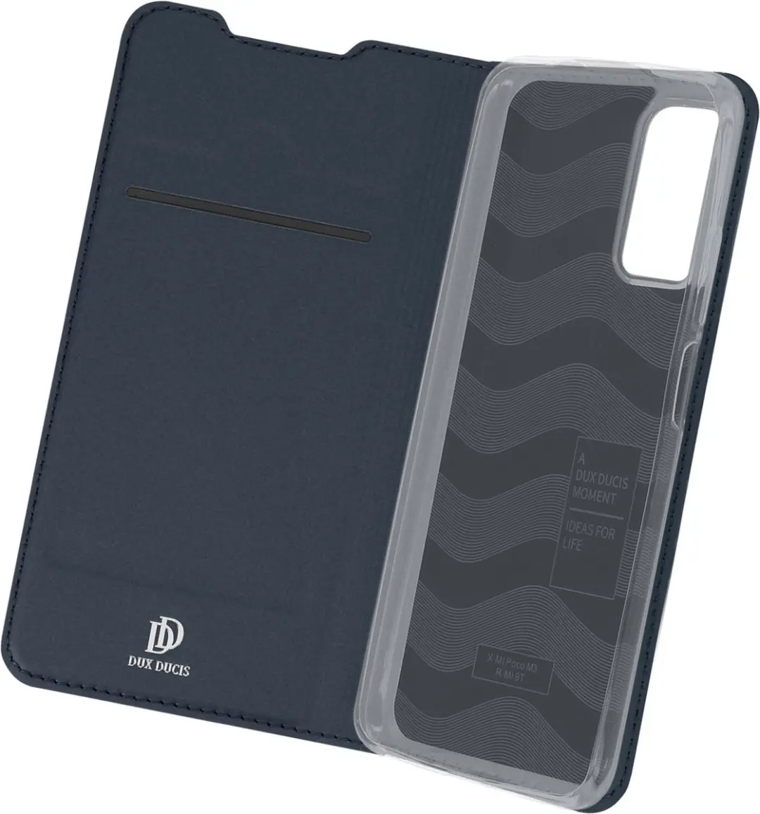 Dux Ducis Skin Pro Xiaomi Poco M3 Wallet Hoesje - FOLIO-PRO-NT-R9T - Blauw