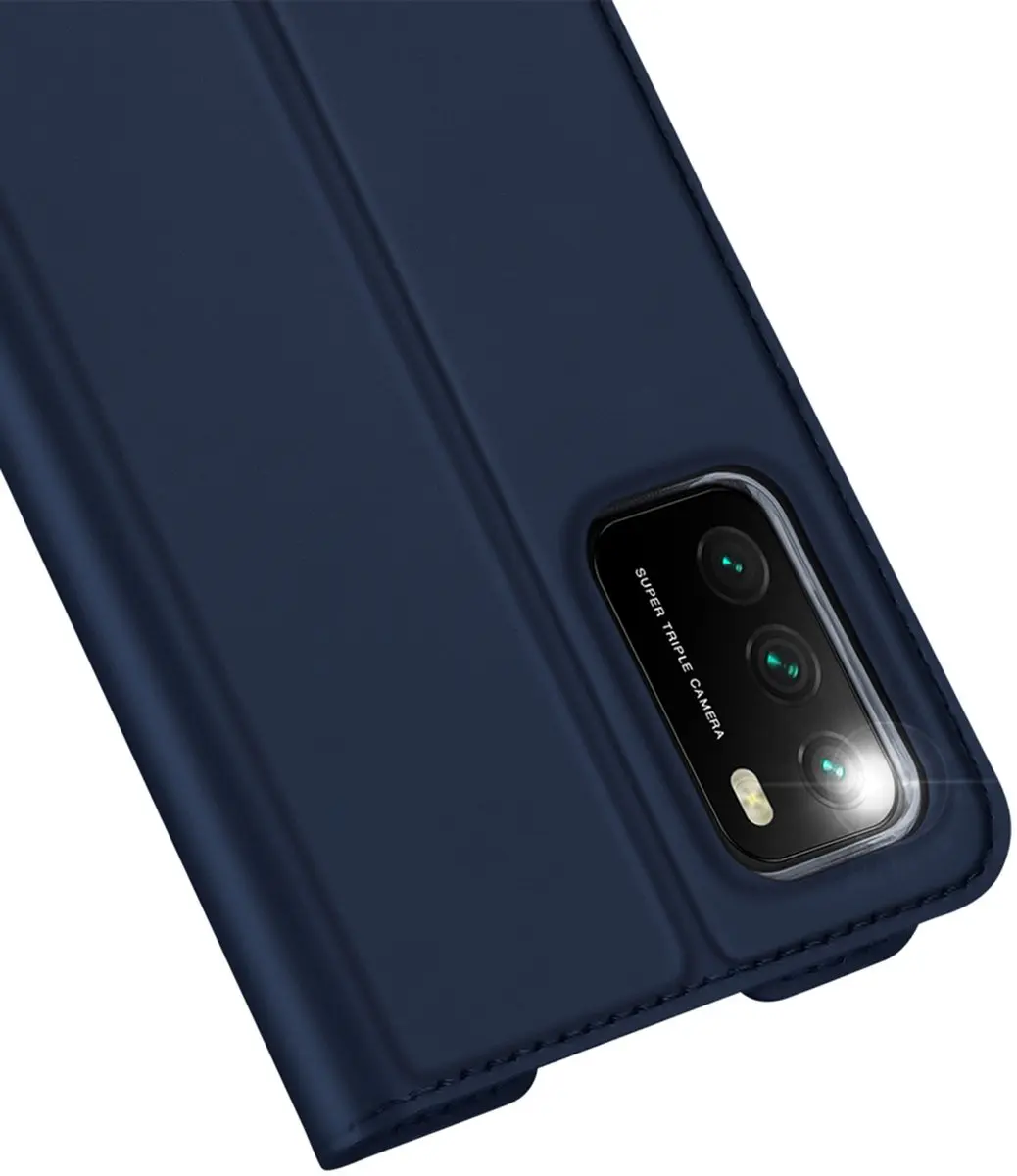 Dux Ducis Skin Pro Xiaomi Poco M3 Wallet Hoesje - FOLIO-PRO-NT-R9T - Blauw