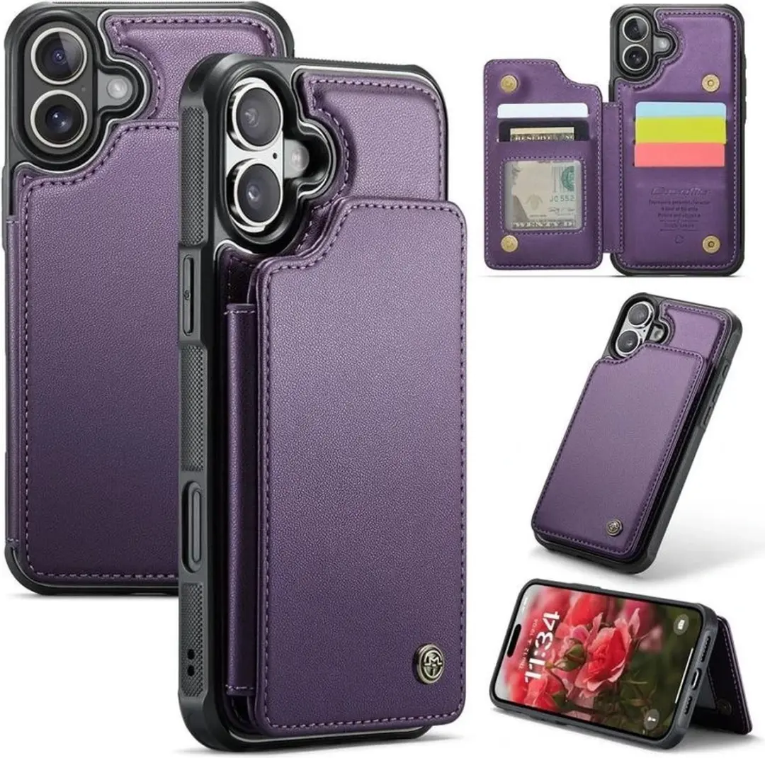 Caseme Portemonnee Backcover iPhone 16