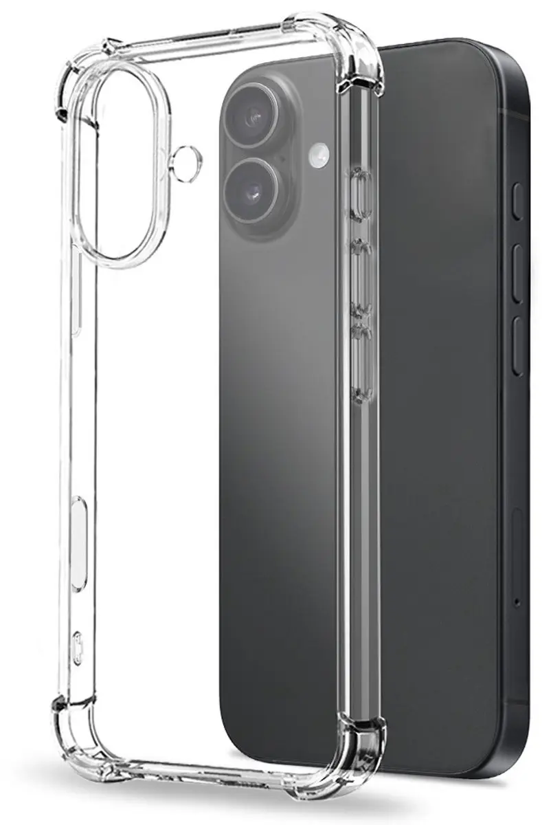 NORTHJO iPhone 17 3-in-1 Hoesje - Transparant