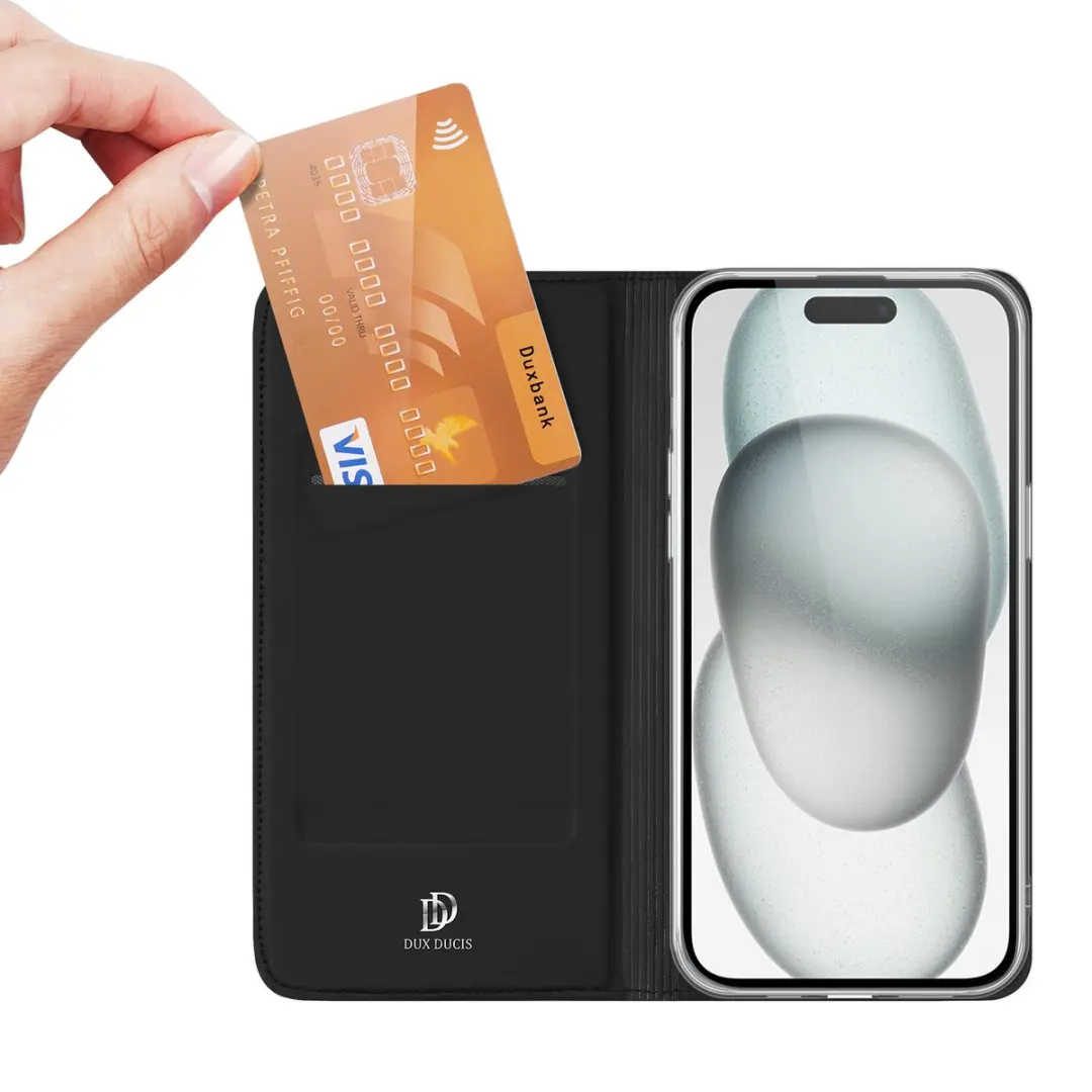 Dux Ducis iPhone 15 Plus Hoesje - Zwart - afbeelding 6 van 6