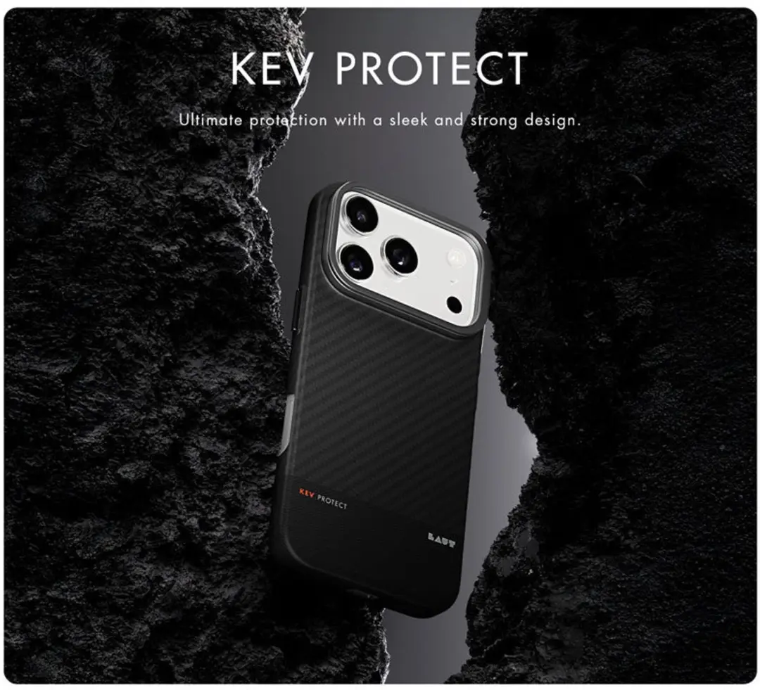 Laut KEV Protect iPhone 17 Hoesje - MagSafe LIP25AKEBK - Zwart - afbeelding 6 van 6