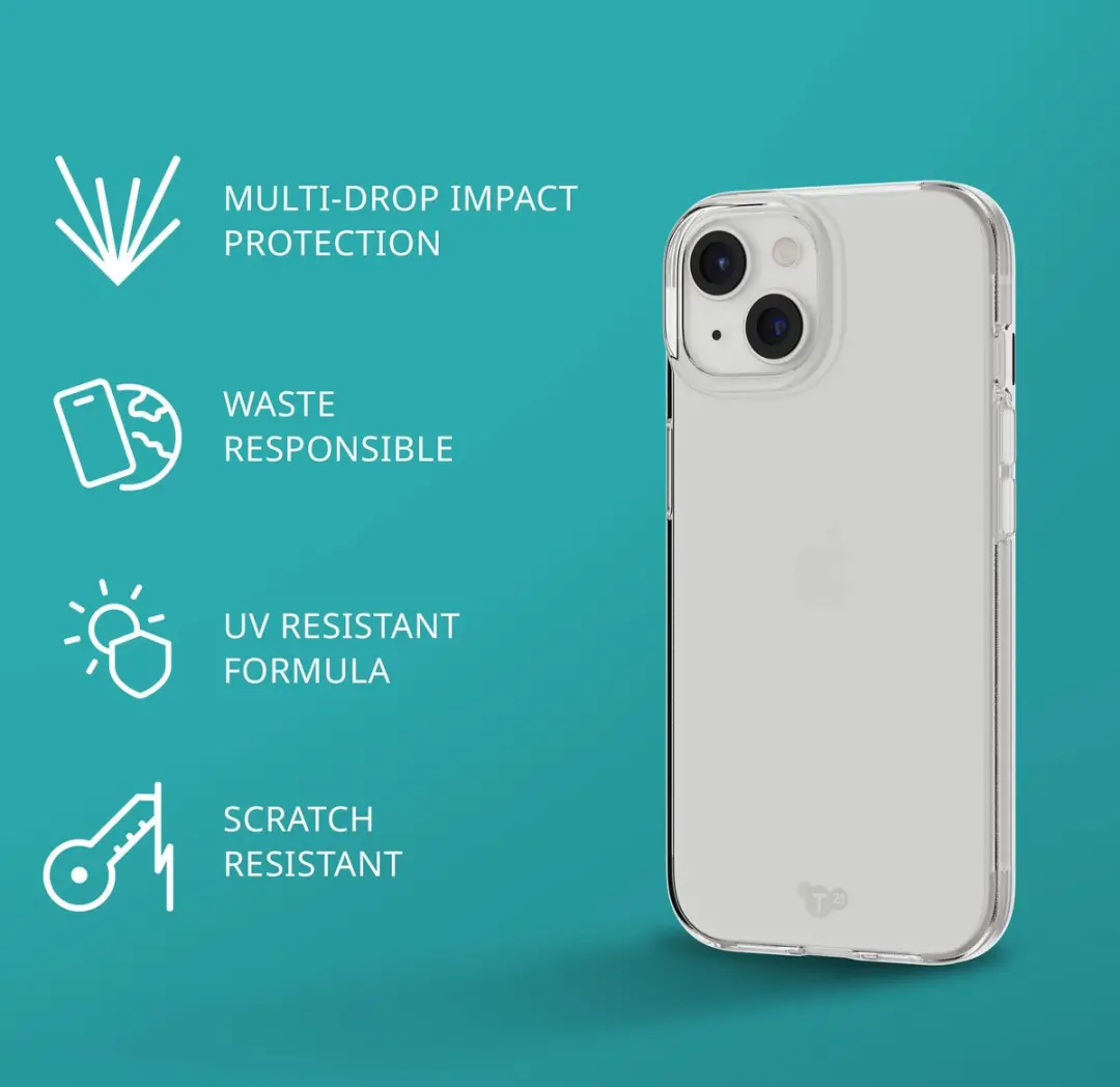 Tech21 Evo Lite Clear iPhone Hoesje T21-10260 - 2,4m Valbestendig