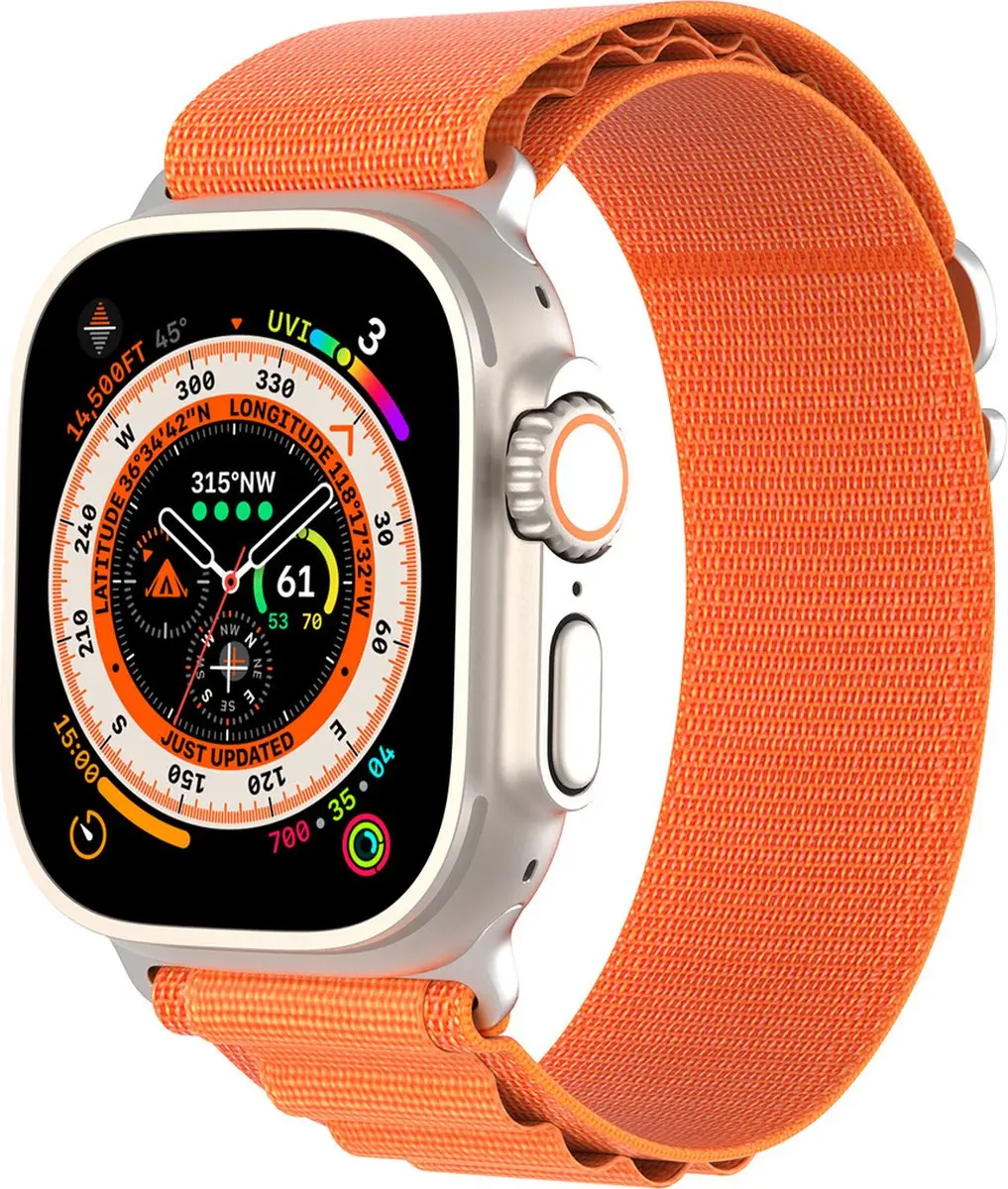 Dux Ducis GS-versie Sportband - Apple Watch - 42/44/45/49mm - Oranje