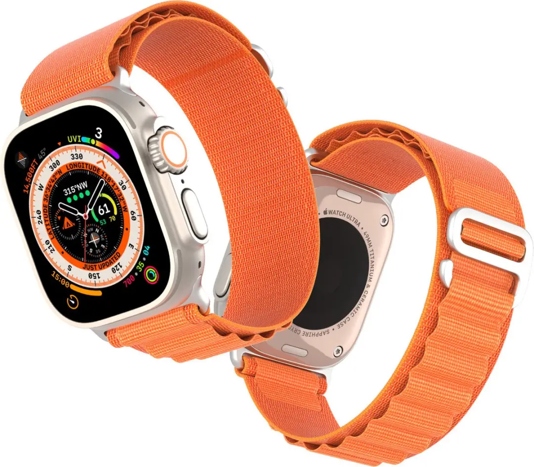 Dux Ducis GS-versie Sportband - Apple Watch - 42/44/45/49mm - Oranje